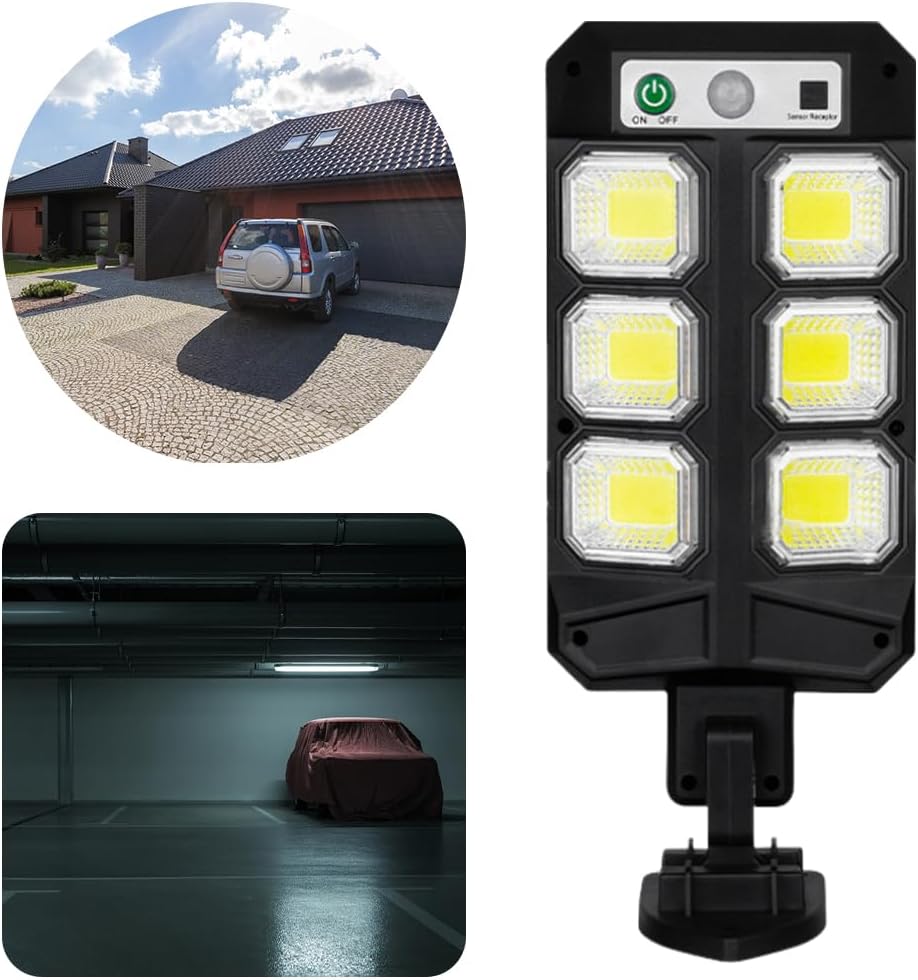 Luz solar de pared con mando 72 LED